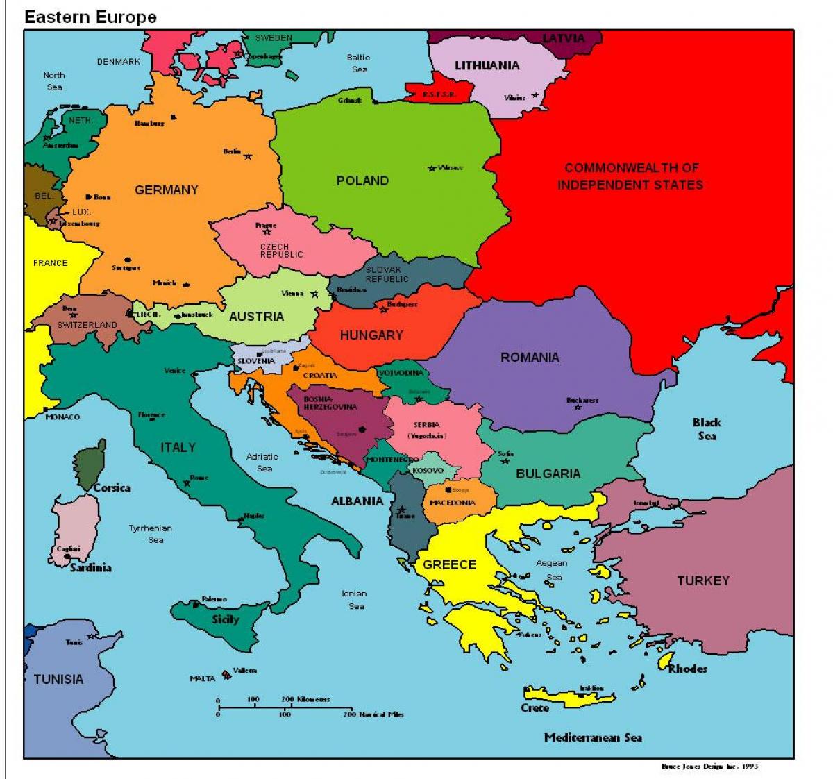kort over europa, som viser, Albanien