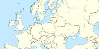 Kort over Albanien placering på verden